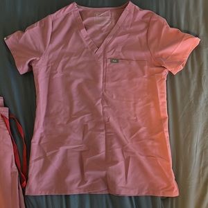 FIGS blush pink scrubs set. Great condition worn once.